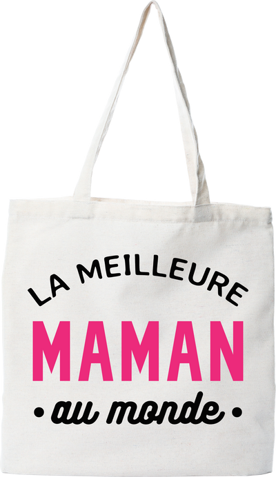 Tote bag coton recyclé la meilleure maman au monde