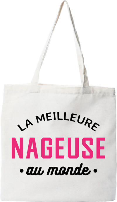 Tote bag coton recyclé la meilleure nageuse au monde