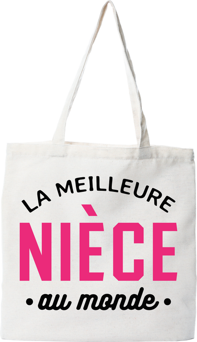 Tote bag coton recyclé la meilleure nièce au monde