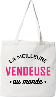Tote bag coton recyclé la meilleure vendeuse au monde