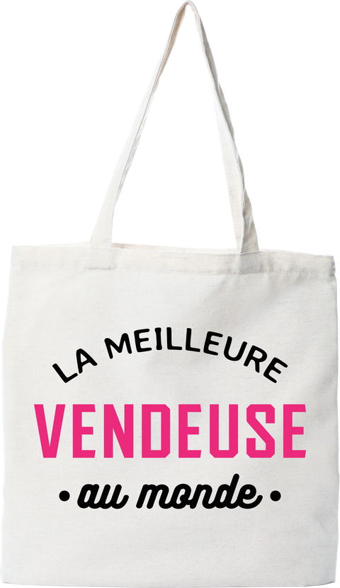 Tote bag coton recyclé la meilleure vendeuse au monde