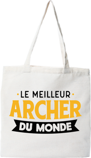 Tote bag coton recyclé le meilleur archer