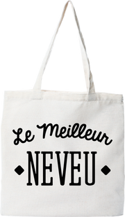 Tote bag coton recyclé le meilleur neveu