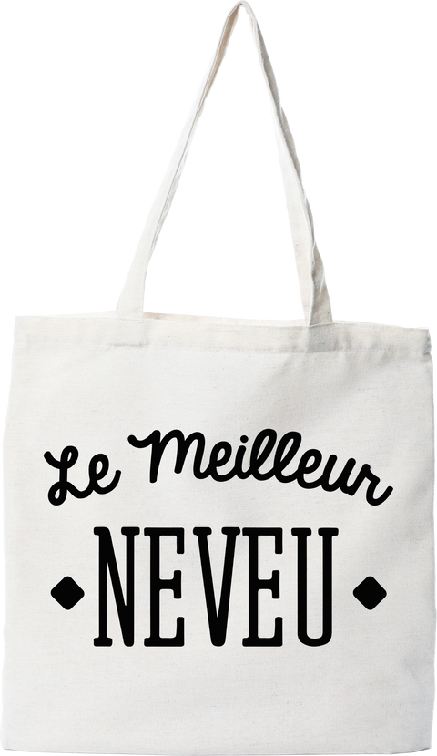 Tote bag coton recyclé le meilleur neveu