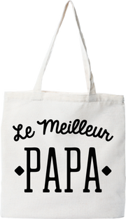 Tote bag coton recyclé le meilleur papa