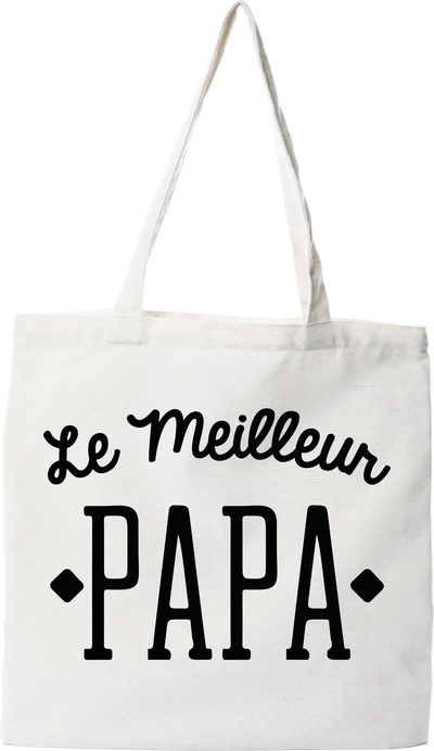 Tote bag coton recyclé le meilleur papa