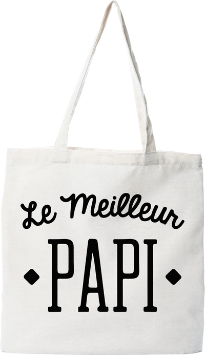 Tote bag coton recyclé le meilleur papi