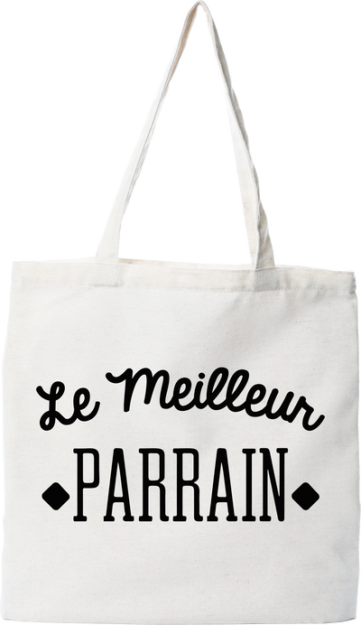 Tote bag coton recyclé le meilleur parrain