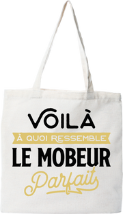 Tote bag coton recyclé le mobeur parfait 2
