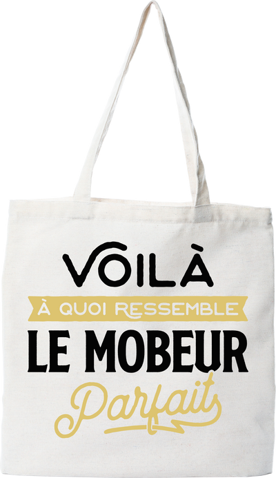 Tote bag coton recyclé le mobeur parfait 2