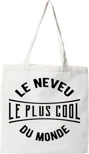 Tote bag coton recyclé le neveu le plus cool du monde