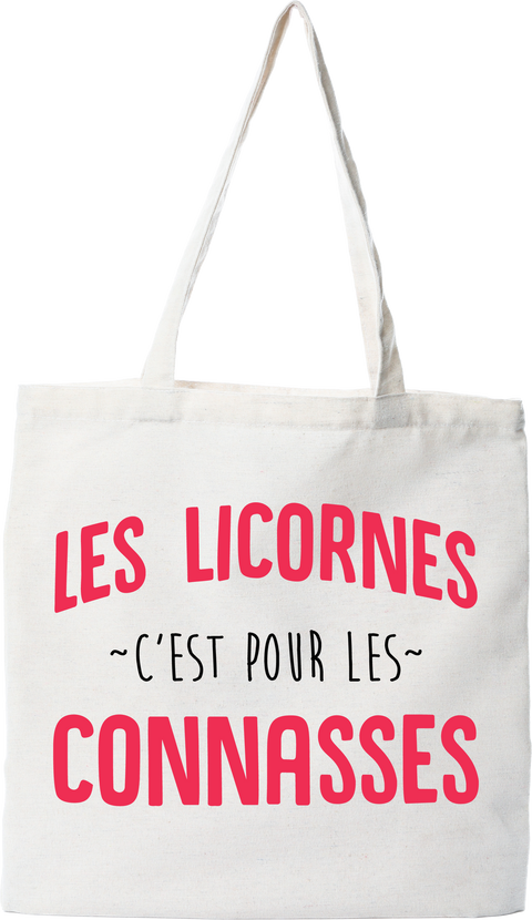Tote bag coton recyclé les licornes c'est pour...