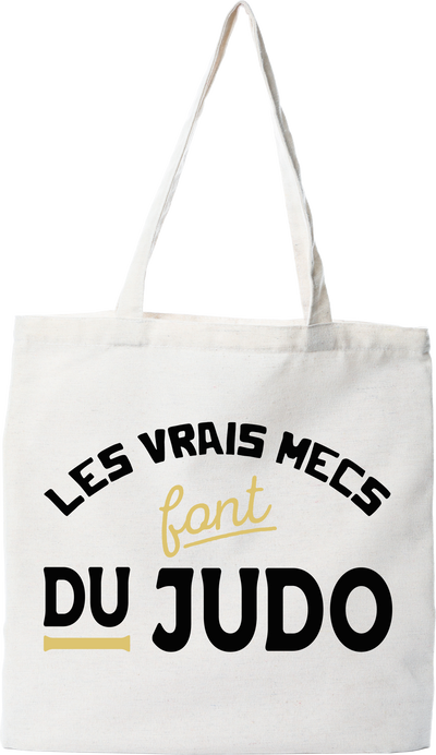 Tote bag coton recyclé les mecs font du judo