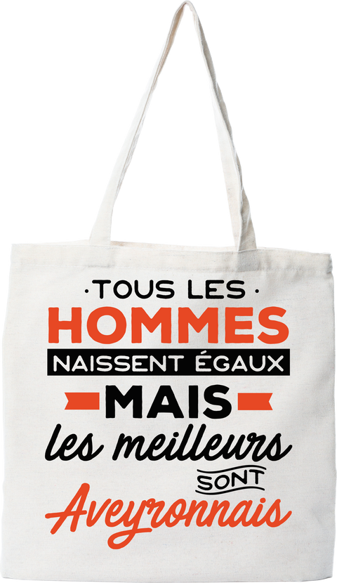 Tote bag coton recyclé les meilleurs sont aveyronnais
