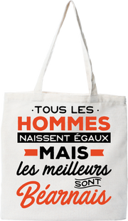 Tote bag coton recyclé les meilleurs sont bearnais