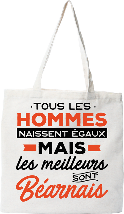 Tote bag coton recyclé les meilleurs sont bearnais