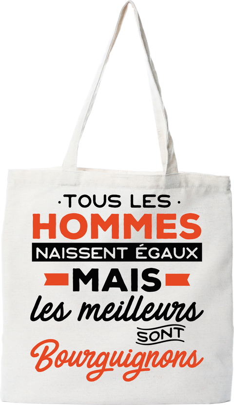 Tote bag coton recyclé les meilleurs sont bourguignons