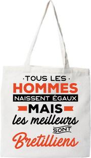 Tote bag coton recyclé les meilleurs sont bretilliens