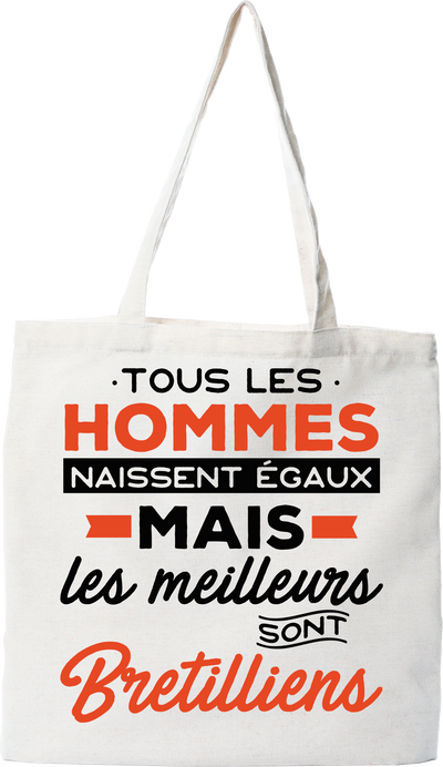 Tote bag coton recyclé les meilleurs sont bretilliens