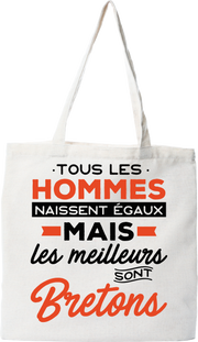 Tote bag coton recyclé les meilleurs sont bretons