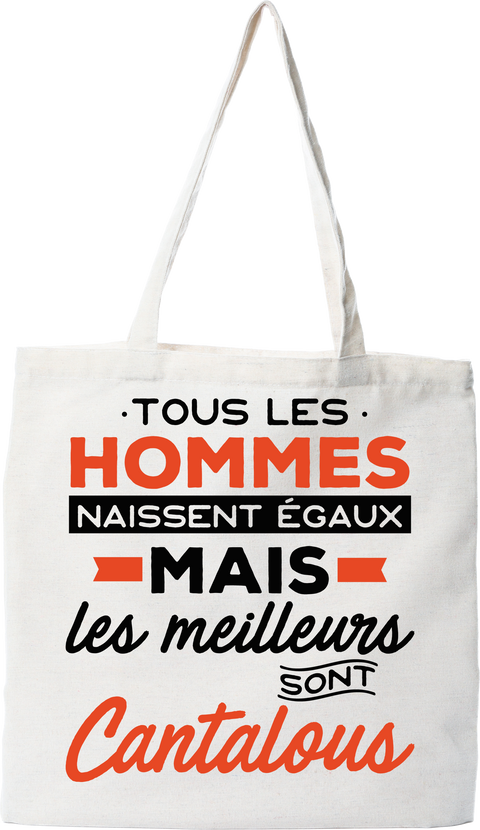 Tote bag coton recyclé les meilleurs sont cantalous