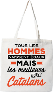 Tote bag coton recyclé les meilleurs sont catalans