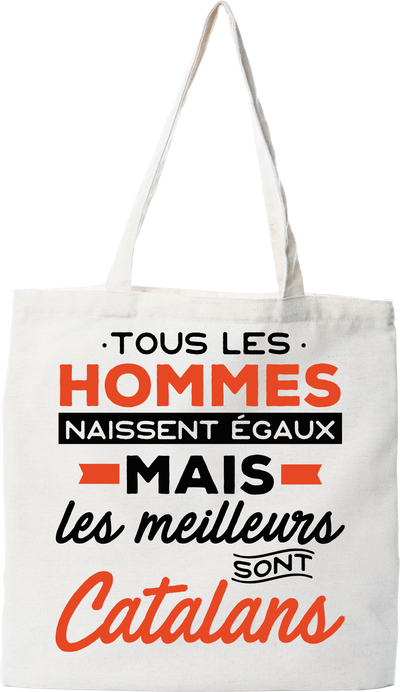 Tote bag coton recyclé les meilleurs sont catalans
