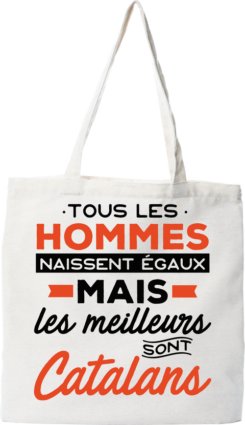 Tote bag coton recyclé les meilleurs sont catalans