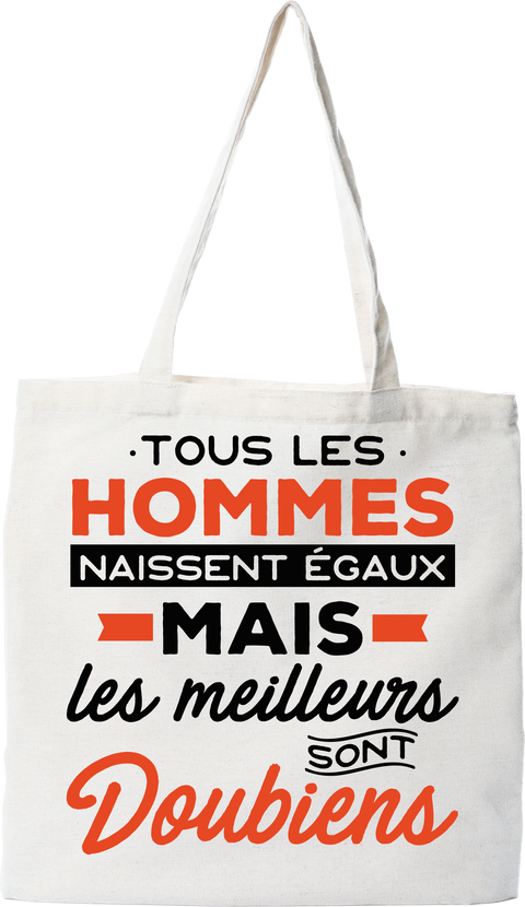 Tote bag coton recyclé les meilleurs sont doubiens