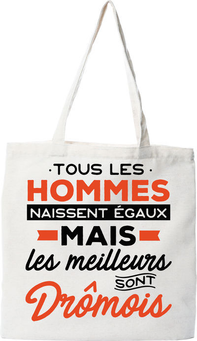 Tote bag coton recyclé les meilleurs sont dromois