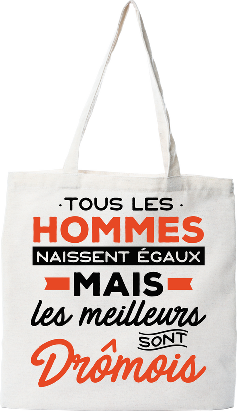 Tote bag coton recyclé les meilleurs sont dromois