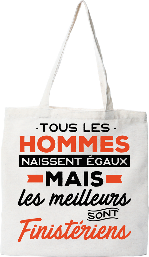 Tote bag coton recyclé les meilleurs sont finisteriens