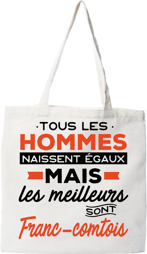 Tote bag coton recyclé les meilleurs sont franc comtois