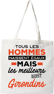 Tote bag coton recyclé les meilleurs sont girondins