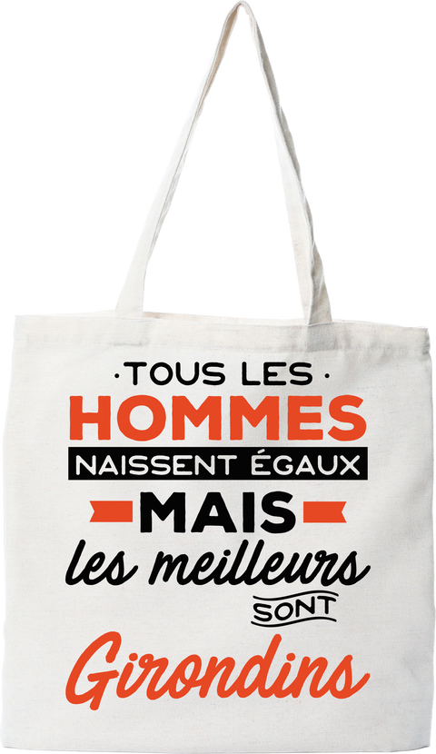 Tote bag coton recyclé les meilleurs sont girondins