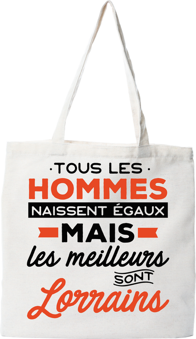 Tote bag coton recyclé les meilleurs sont lorrains