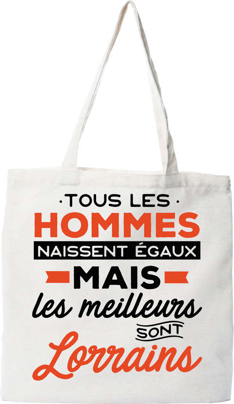 Tote bag coton recyclé les meilleurs sont lorrains
