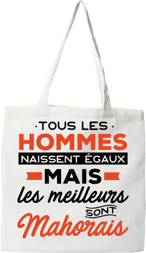 Tote bag coton recyclé les meilleurs sont mahorais