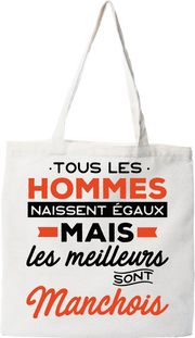 Tote bag coton recyclé les meilleurs sont manchois