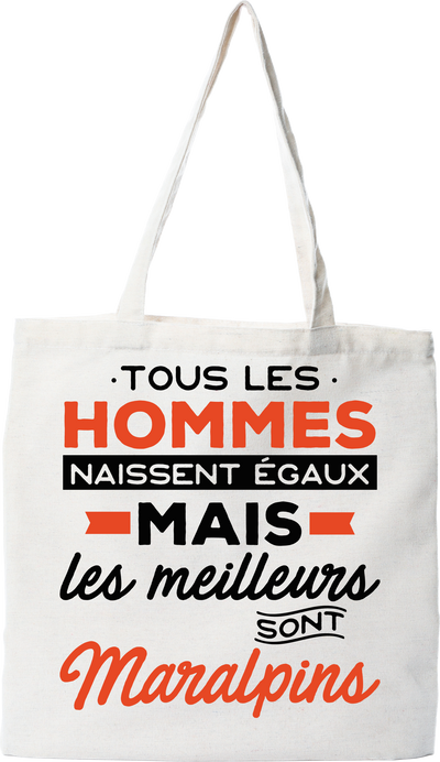 Tote bag coton recyclé les meilleurs sont maralpins