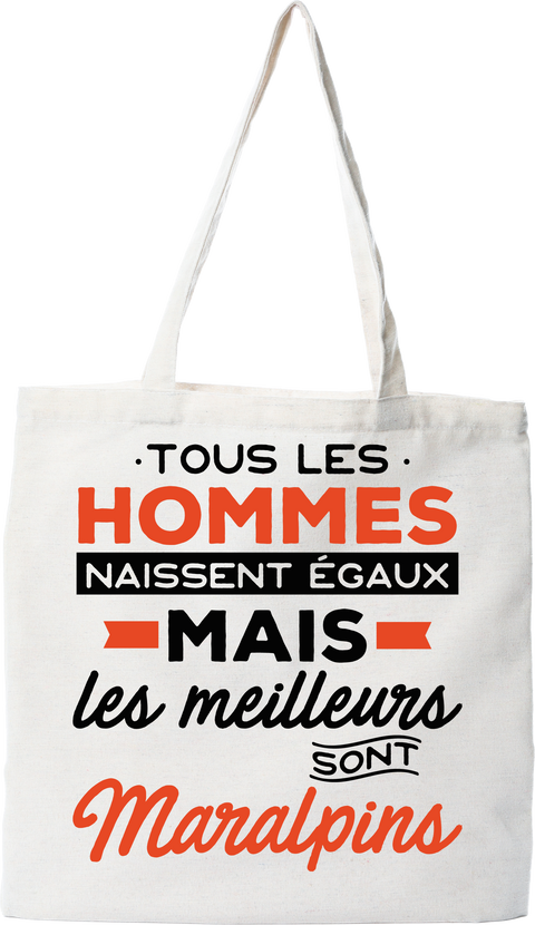 Tote bag coton recyclé les meilleurs sont maralpins