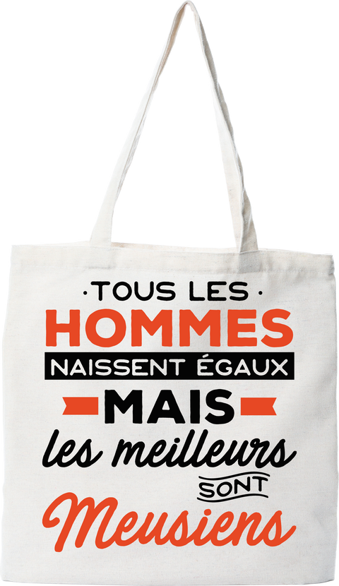 Tote bag coton recyclé les meilleurs sont meusiens