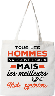 Tote bag coton recyclé les meilleurs sont midi pyreneens