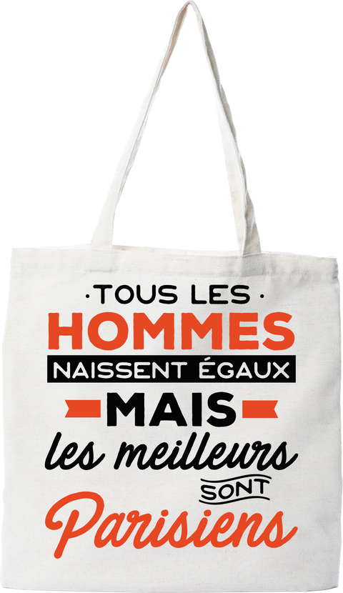 Tote bag coton recyclé les meilleurs sont parisiens