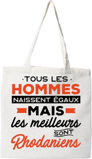 Tote bag coton recyclé les meilleurs sont rhodaniens