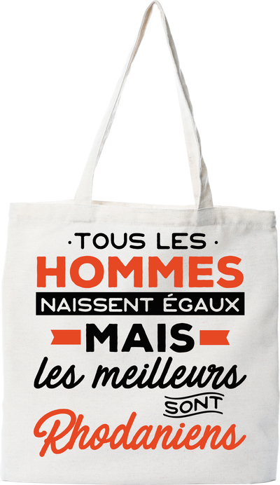Tote bag coton recyclé les meilleurs sont rhodaniens