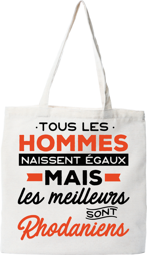 Tote bag coton recyclé les meilleurs sont rhodaniens