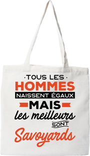 Tote bag coton recyclé les meilleurs sont savoyards