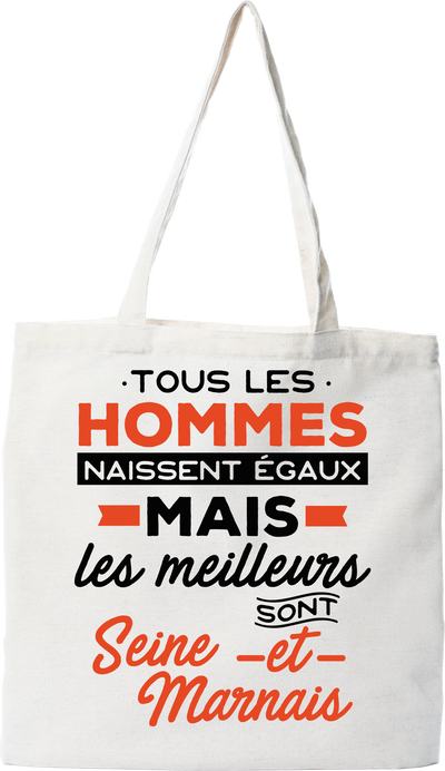 Tote bag coton recyclé les meilleurs sont seine et marnais