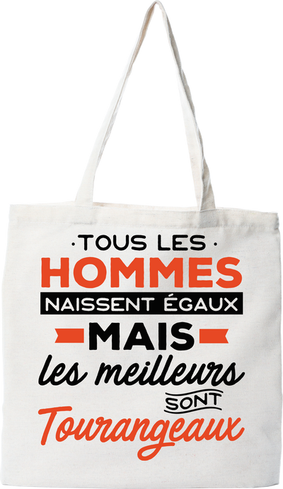 Tote bag coton recyclé les meilleurs sont tourangeaux